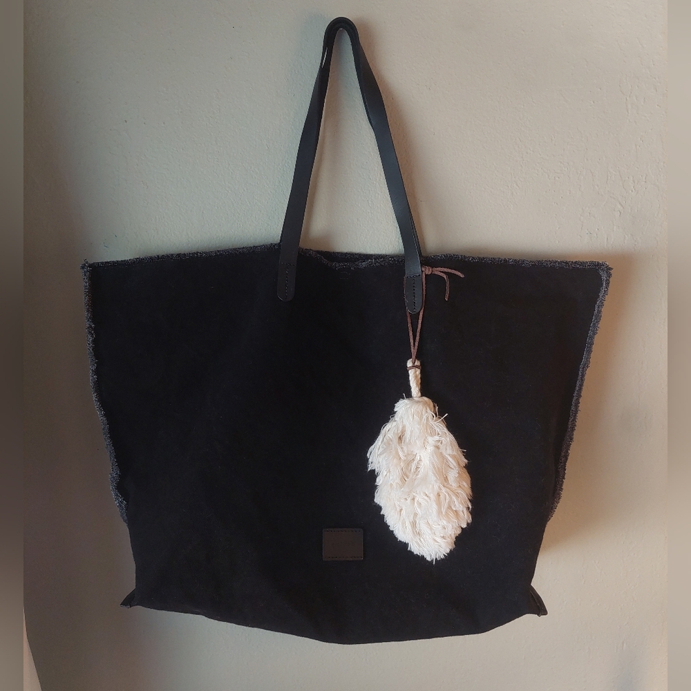 Graf Lantz Black Hana Canvas Boat Bag